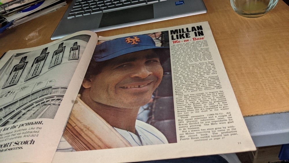 1976 New York Mets Baseball Scorecard Program READ