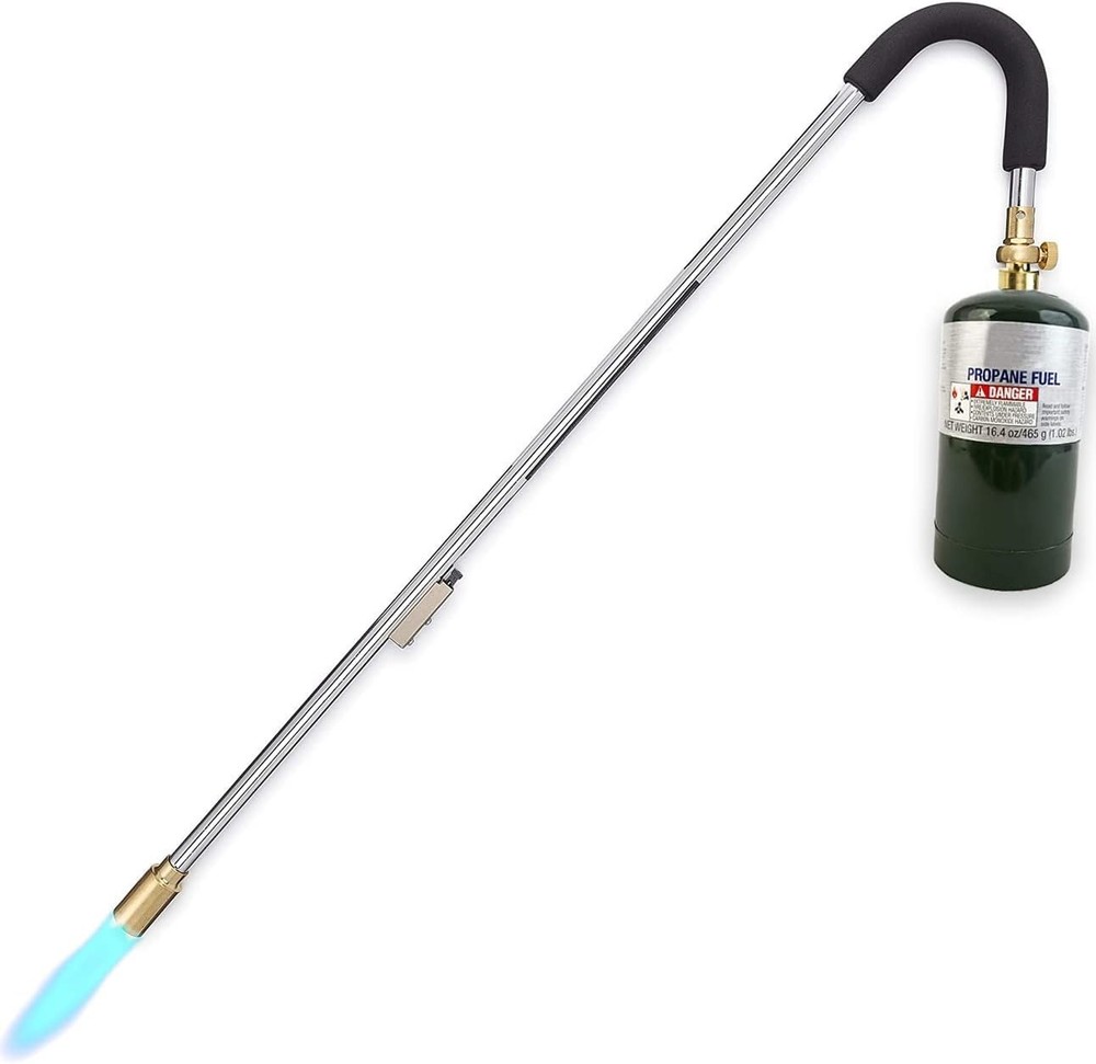 Professional 35-Inch Weed Burner with Adjustable Flame Control & Easy Ignition