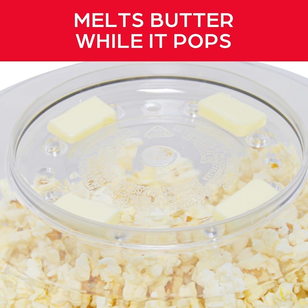 Countertop Popcorn Machine, Heat-Resistant Handles