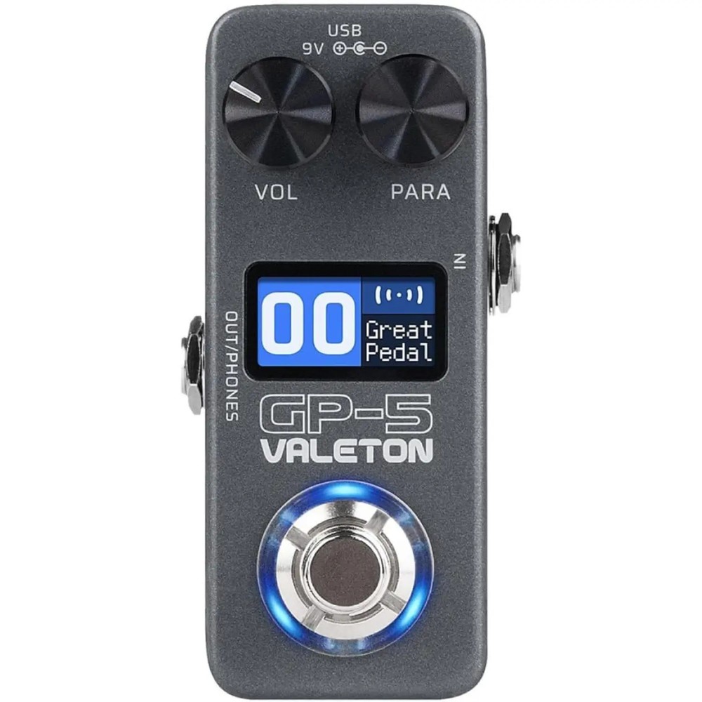Valeton GP-5 Compact Guitar Multi-Effects Processor Pedal with SnapTone