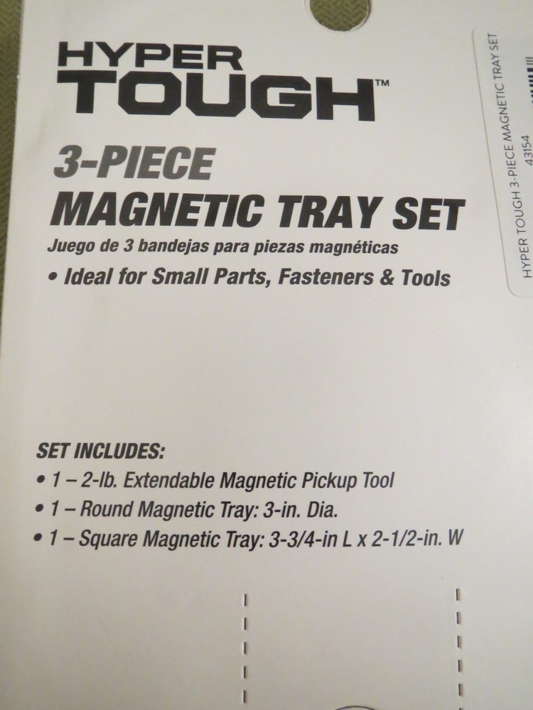 Hyper Tough 3-piece Small Magnetic Tray Set