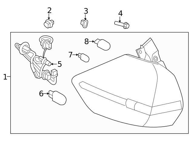 Genuine Nissan Socket & Wire 26551-4BA0A