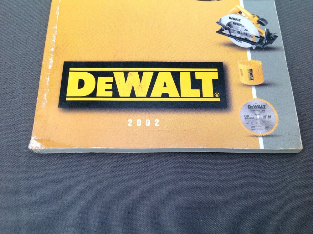 2002 Dewalt Catalog