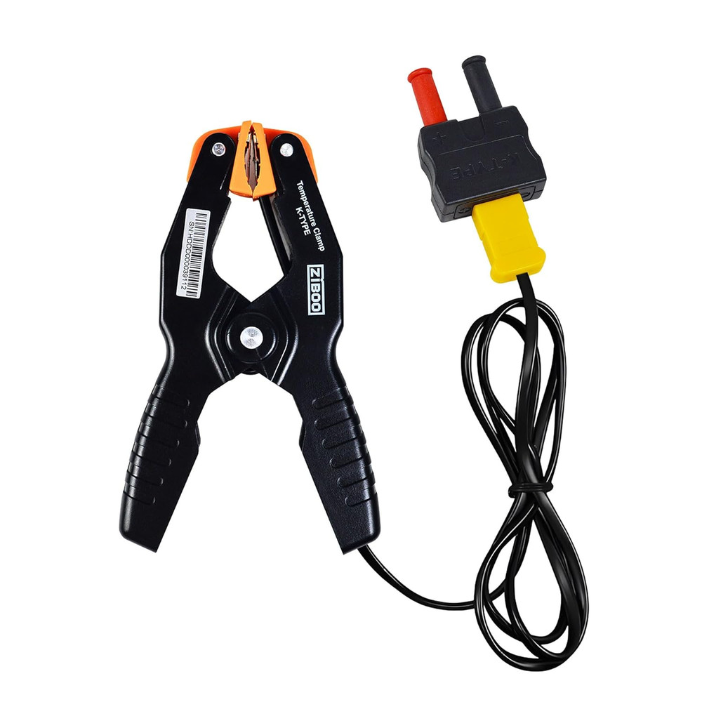 69140 K-Type Thermometer, Pipe Temperature Clamp for Hvac/Multimeter, Temperatu