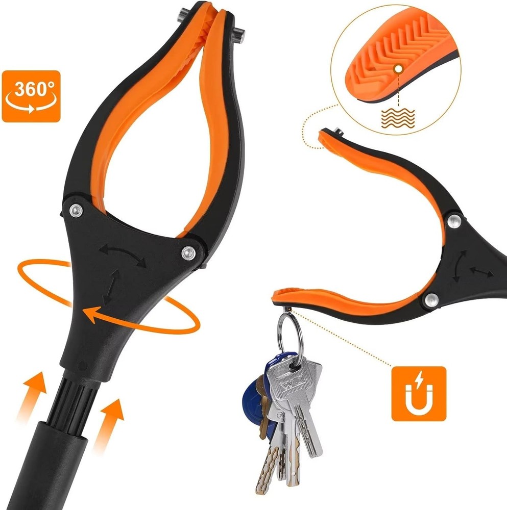 43" Grabber Tool Foldable Reacher Heavy Duty