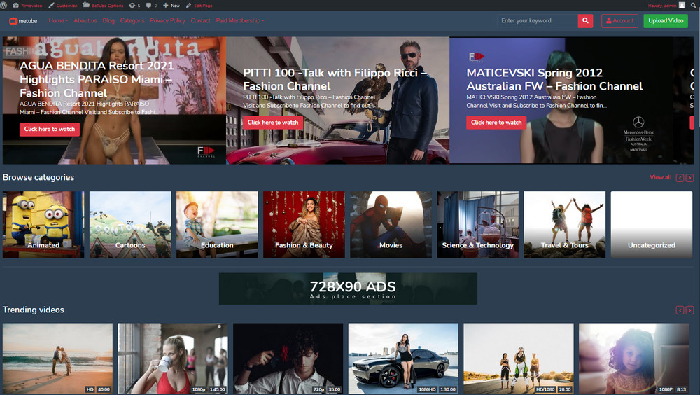Video Website - Free Installation + Hosting + SSL
