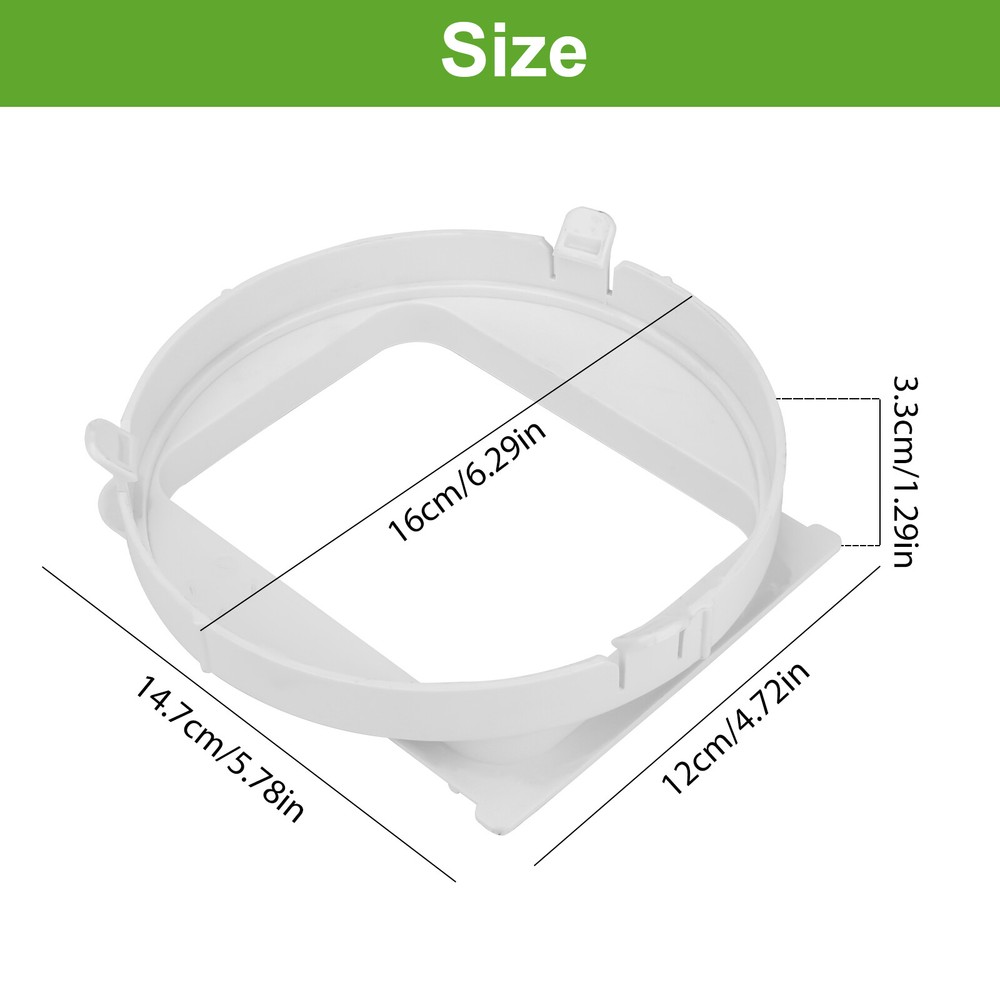 Portable Duct Interface Replacement For Air Conditioners Exhaust Hose Connector