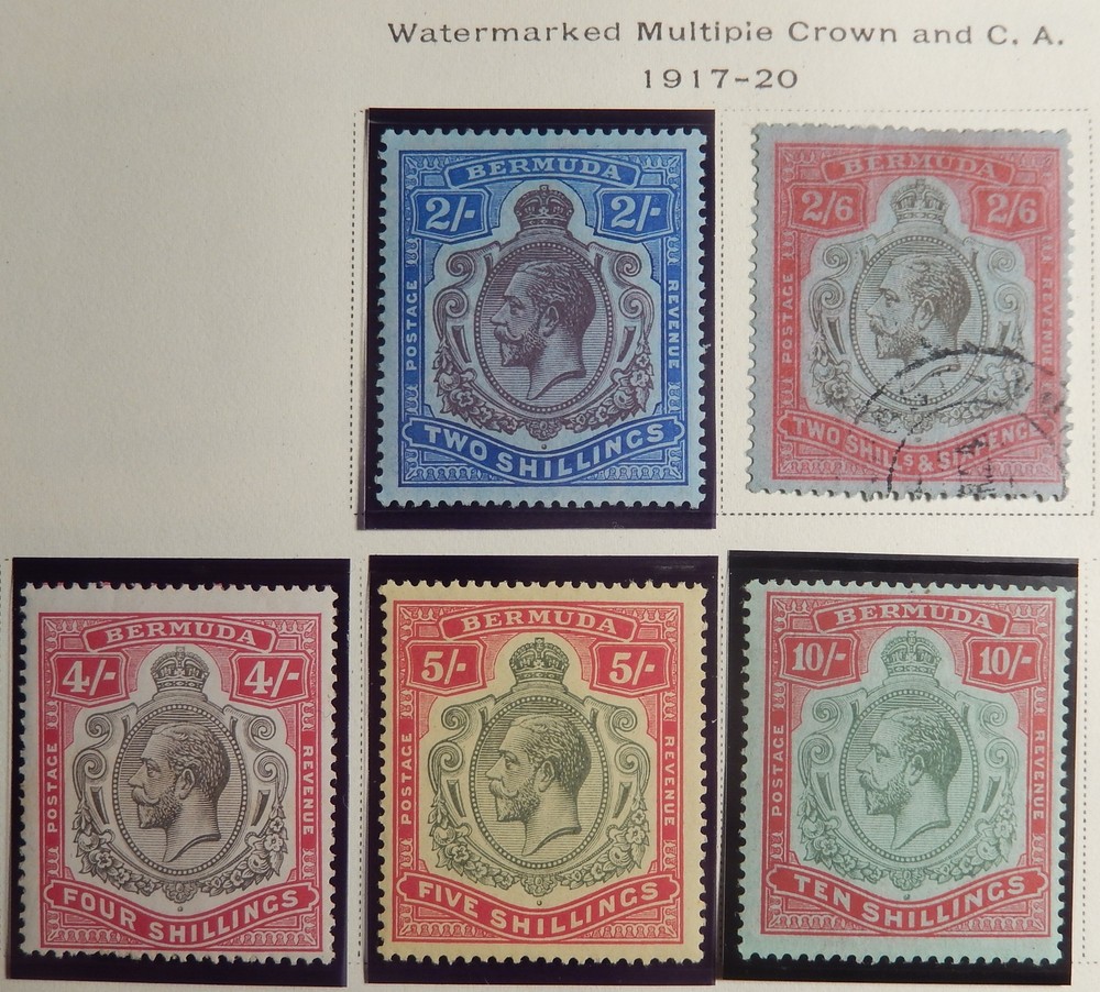 Bermuda Scott # 49-53, Part-Set of 5,, Mixed Mint & Used