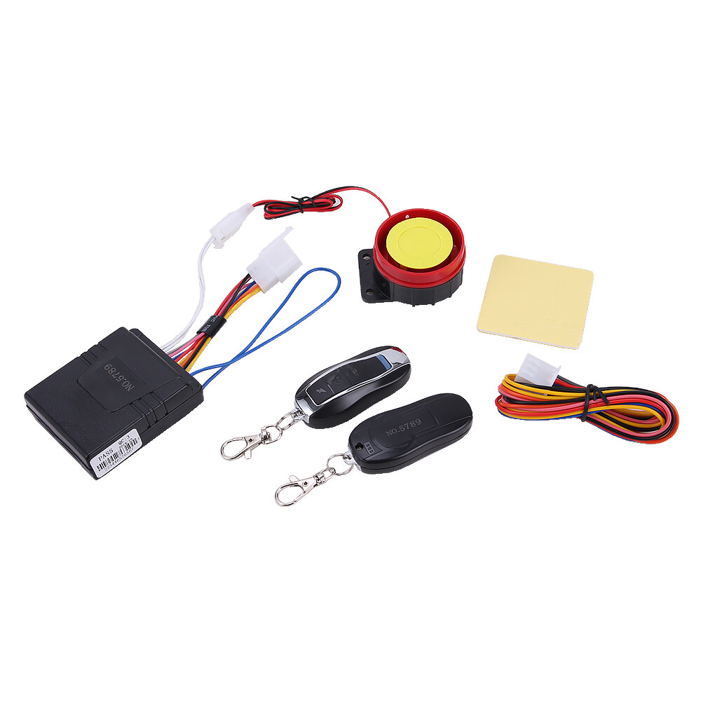Motorcycle Bike Security Alarm System Anti-theft Remote Control Engine Start
