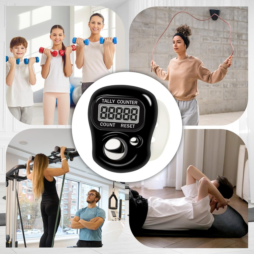 12PACK Electronic Finger Clicker Counter 5-Digit LCD Hand Tally Counter Click...