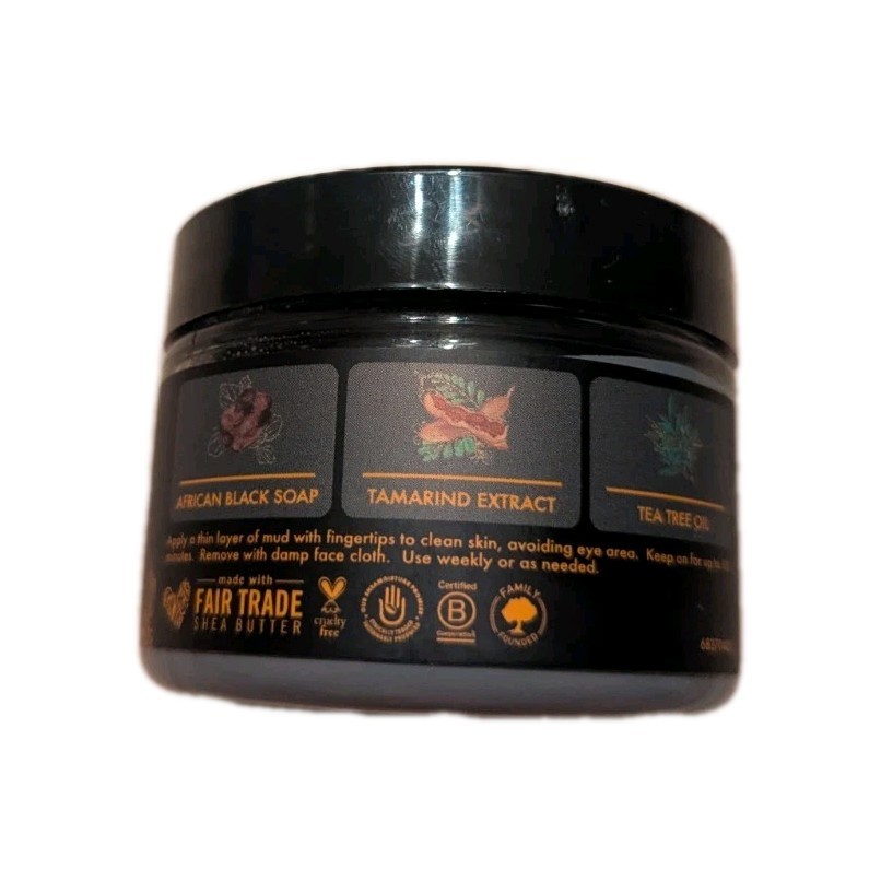 🔥✅ Shea Moisture African Black Soap Clarifying Mud Mask 2oz