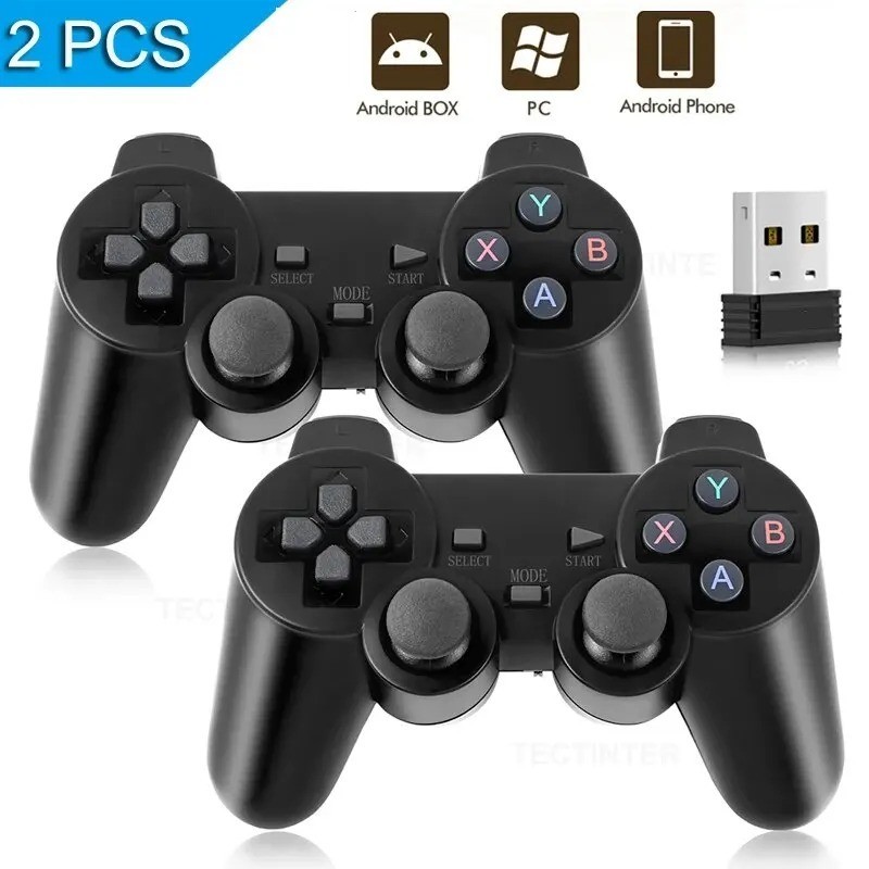 Wireless 2.4G Gamepad Controller USB Joystick for PC Android TV Game Box