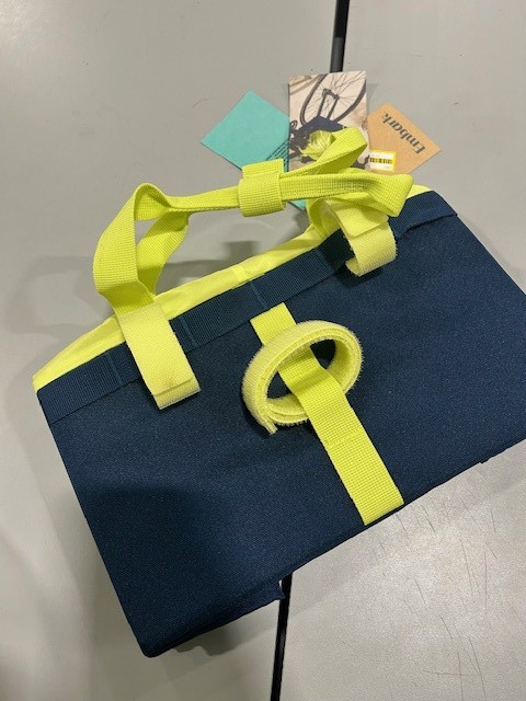 EMBARK FRONT HANDLEBAR BIKE BASKET - NAVY BLUE