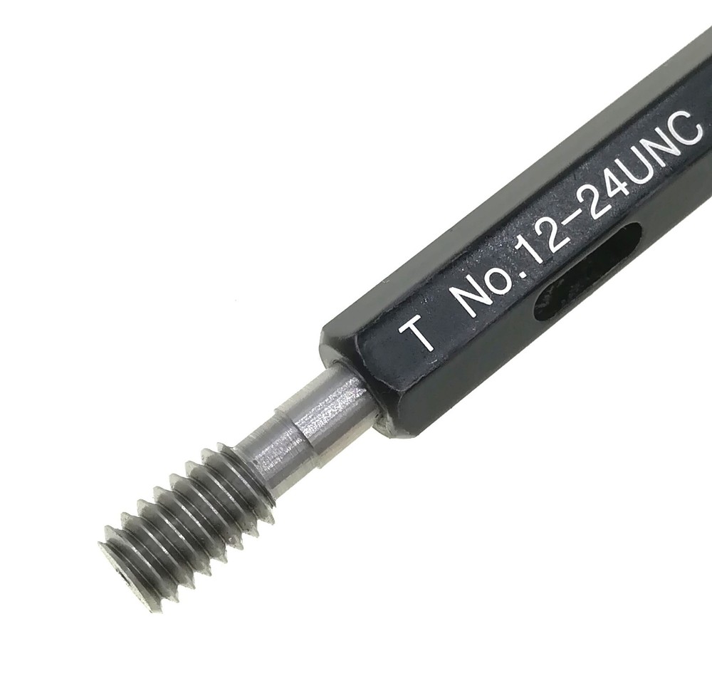 # 12-24 UNC 2B Thread Plug Gages Go NoGO Thread Gage Gauge check inspect Threads