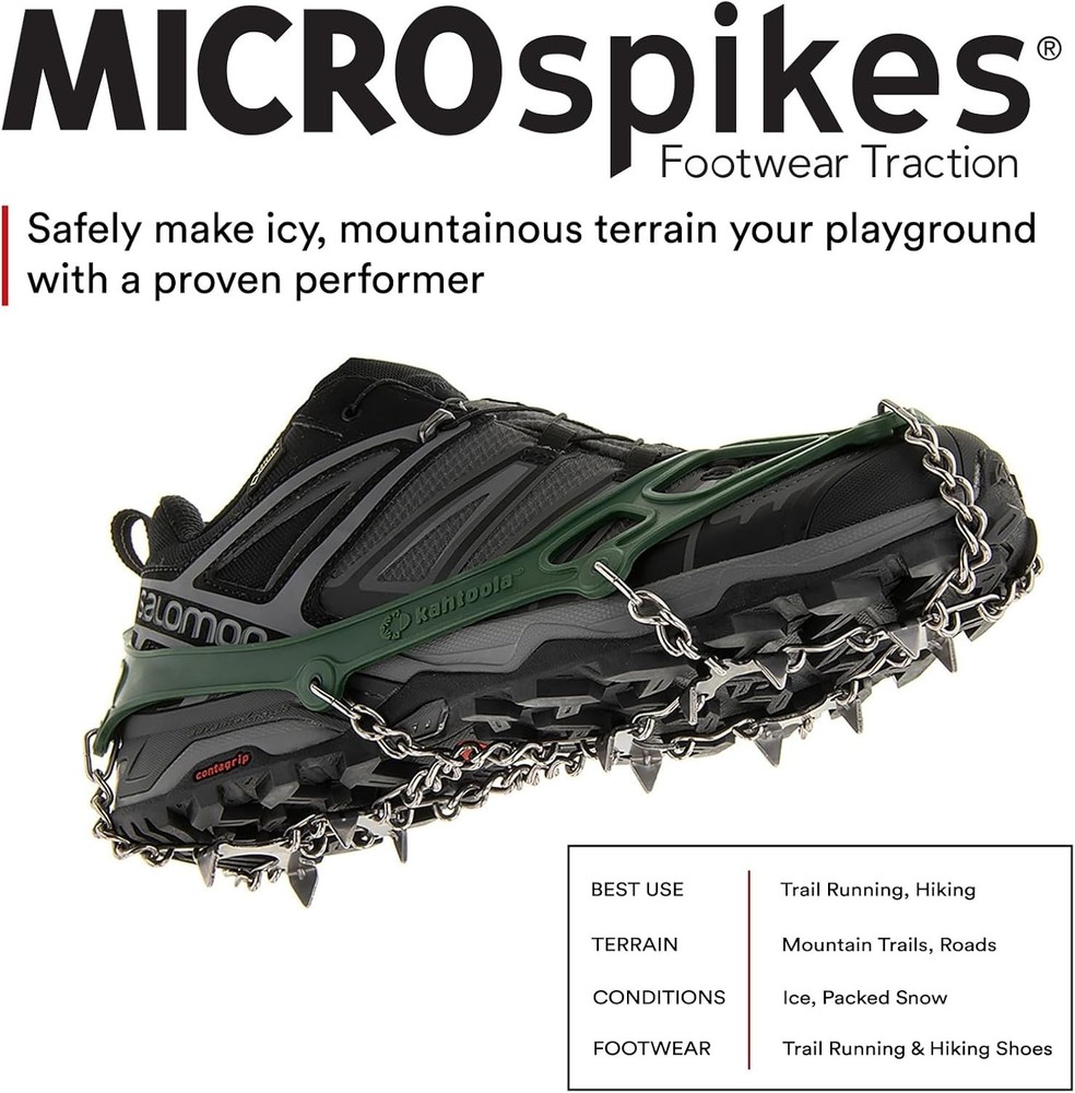 Packable & Durable MICROspikes for Ice-Trekking – Ideal for Winter Adventures