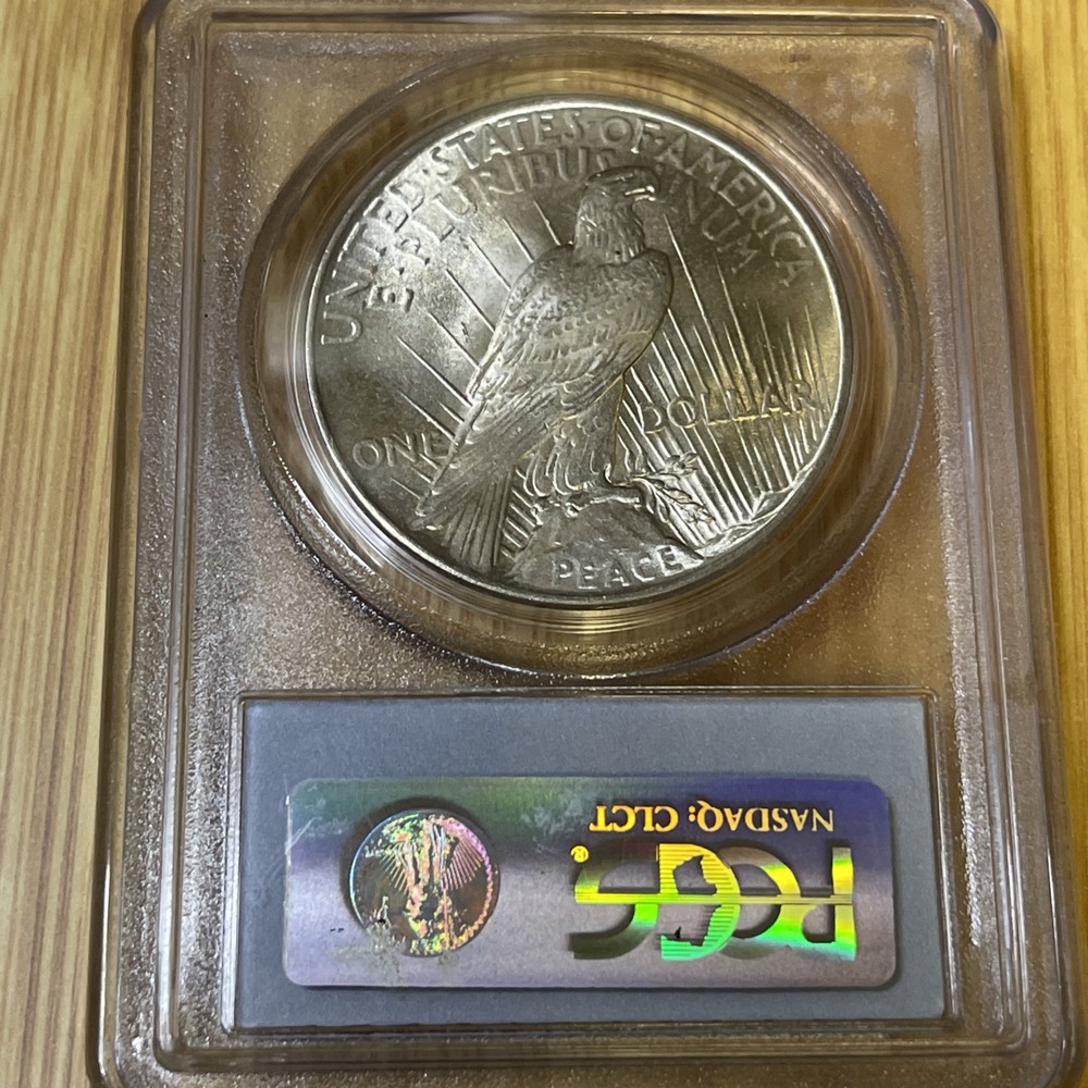 1925 Peace Silver $1 Dollar PCGS MS 63