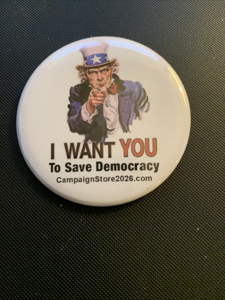 2025  Political Campaign Pinback Button