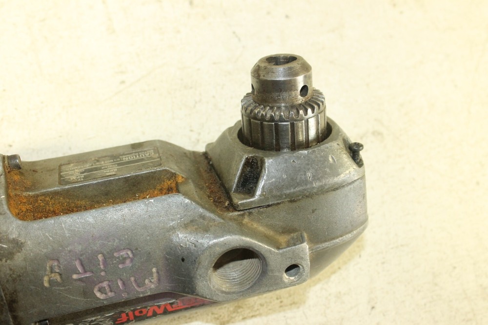 Black & Decker Timberwolf H.D.1/2" Angle Drill Model 1350-09 (Motor Does Spin)