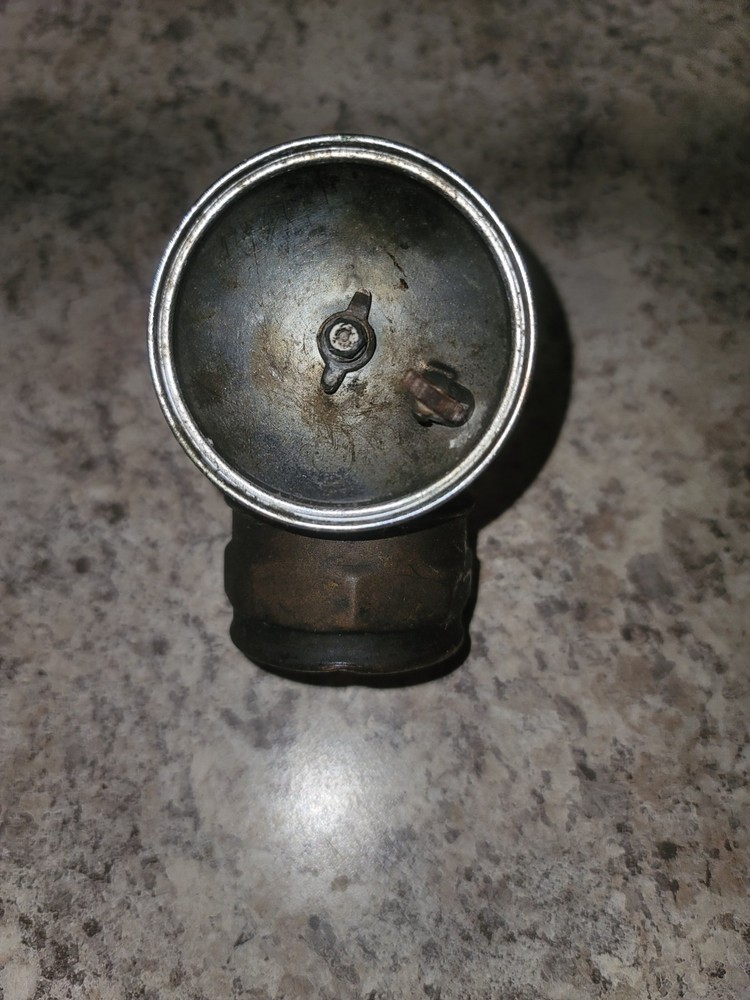 Antique Coal Miners Lapm Auto-Lite Brass