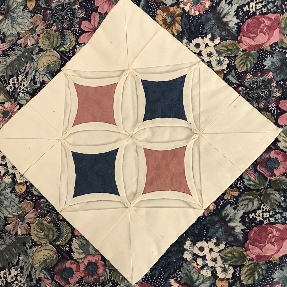 Wall Hanging 38x38” With Attached Hangers North Star & Cathedral Window Patterns
