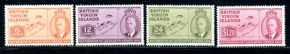 Virgin Islands Scott # 98 - 101 - MNH - Nice Centering              (1 -C251)