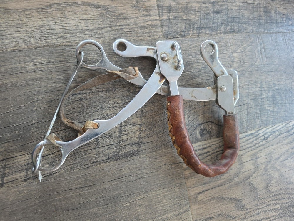 Western Braided Hackamore Bit Horse