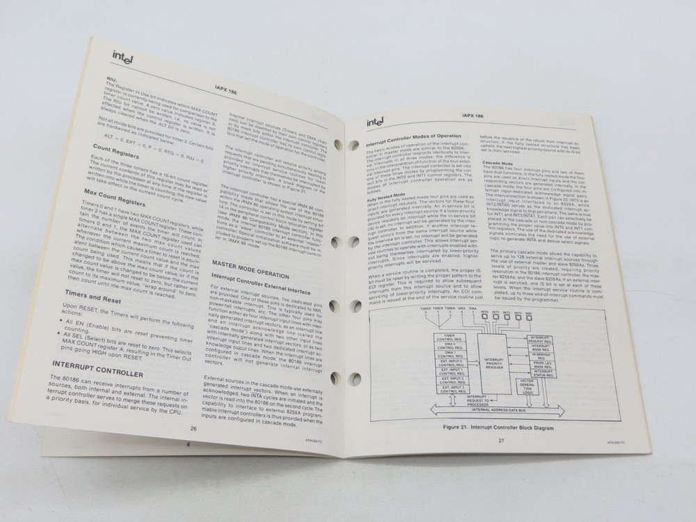 intel iAPX 186 High Integration 16-Bit Microprocessor July 1983 210451-003
