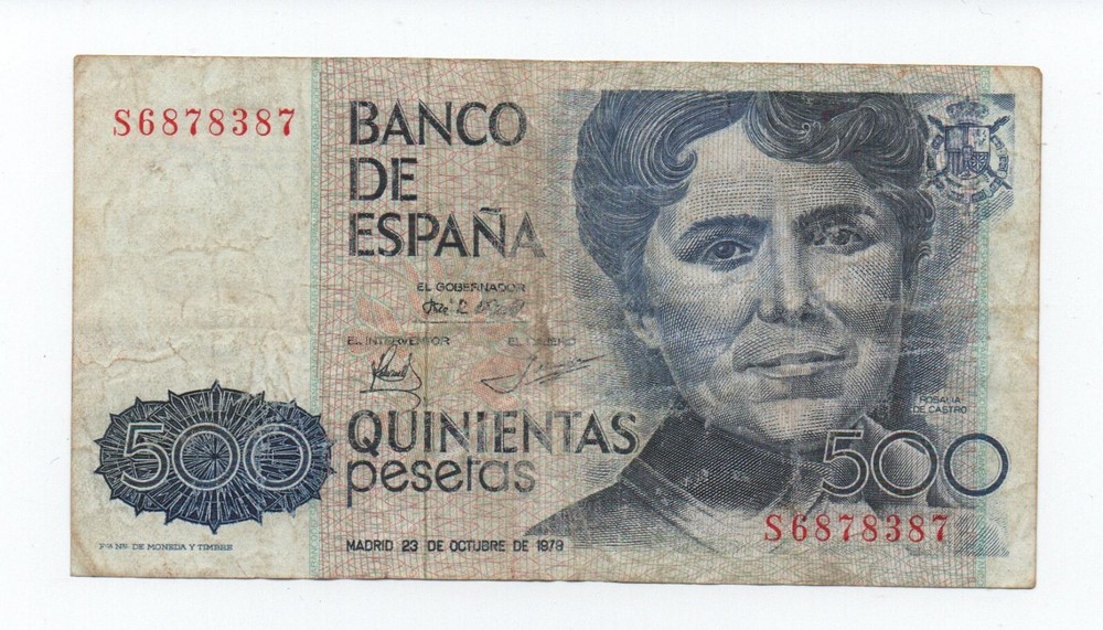 SPAIN 500 PESETAS 1979 PICK 157 LOOK SCANS