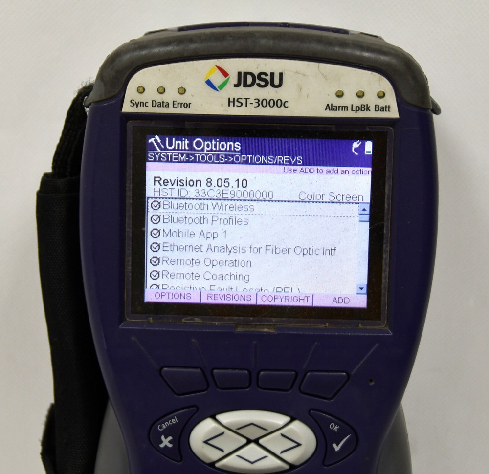 Viavi JDSU HST-3000 Color Meter With TI/CU Module