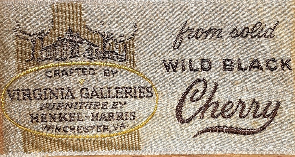 HENKEL HARRIS "LOW BOY" SOLID WILD BLACK CHERRY CHEST/SERVER