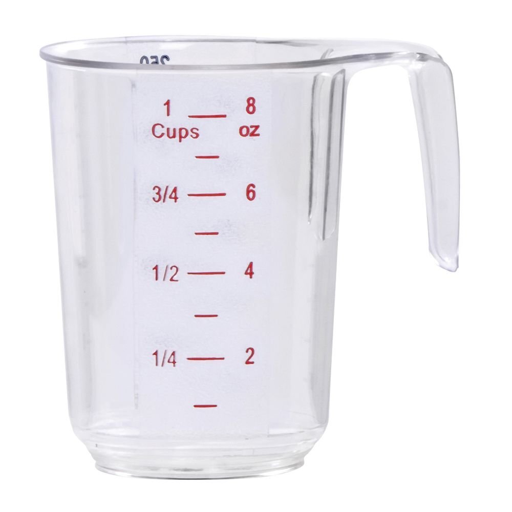 HUBERT® 1 Cup Measuring Cup Clear Polycarbonate