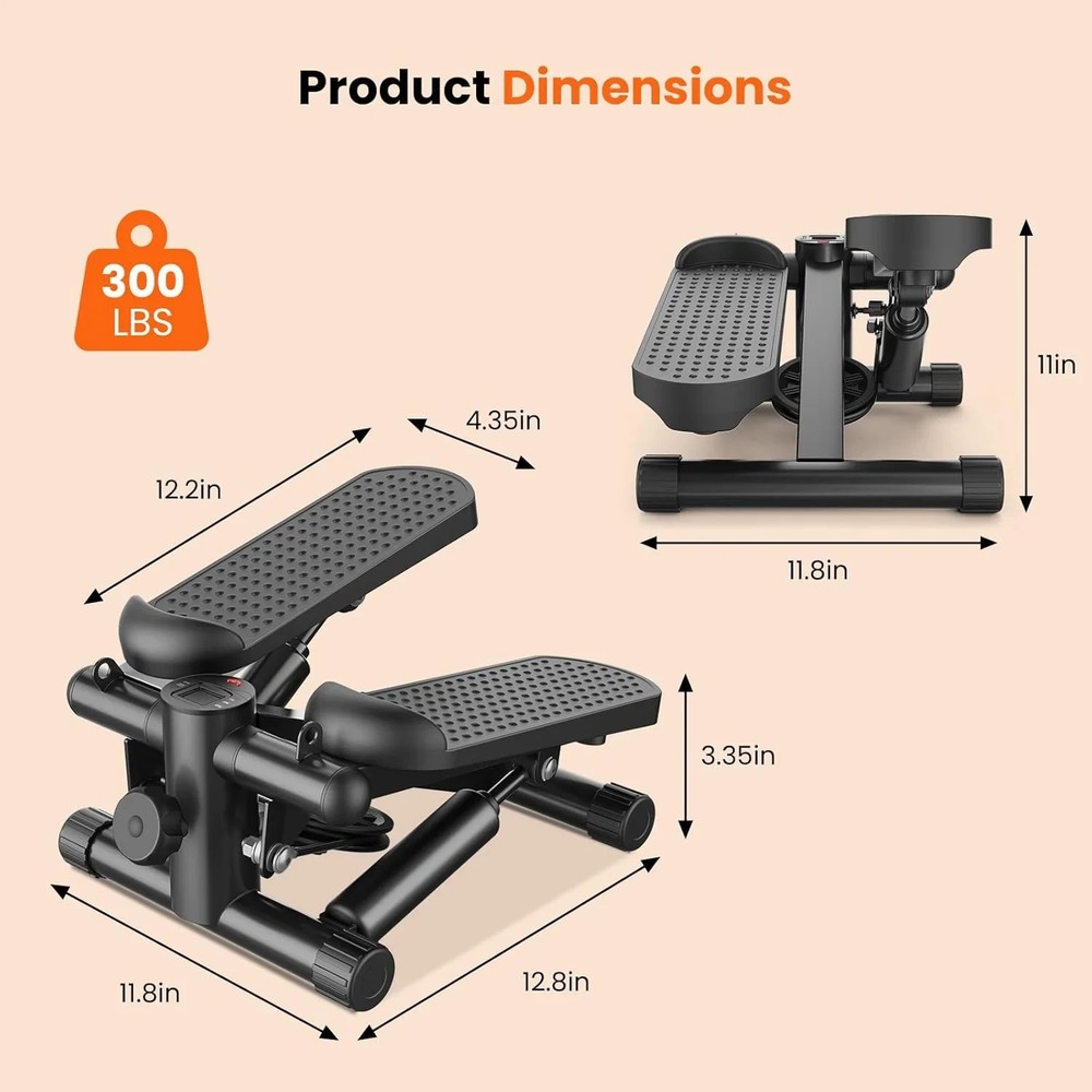 Steppers for Exercise,Mini Stepper with Exercise Equipment for Home Workouts NEW