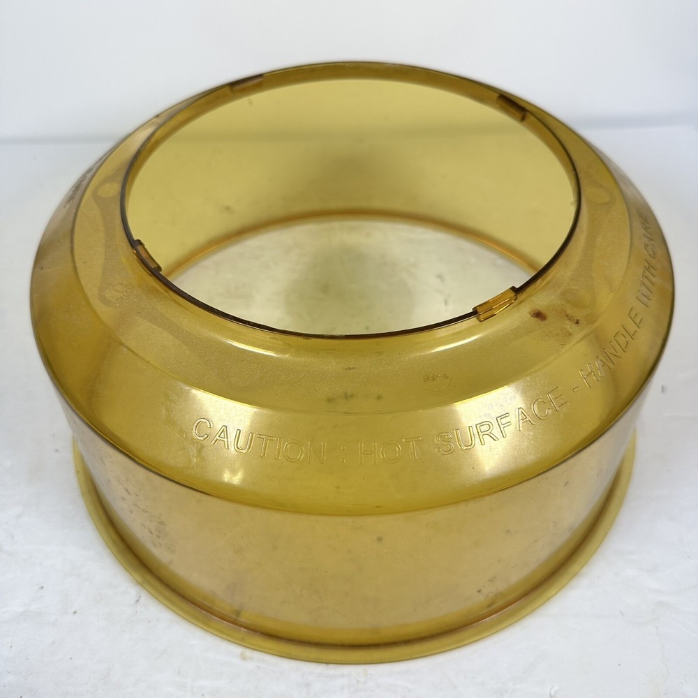 Nuwave Pro Plus Model 20601 Replacement Dome Yellow/Amber Fast Shipping