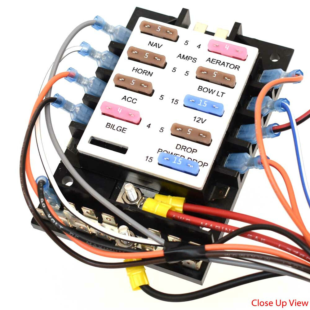 Lowe Boat Toggle Switch Panel 2193304 | 20 Catfish Carbon Fiber