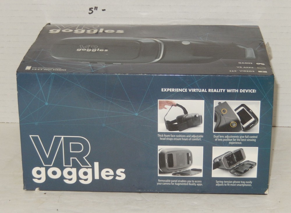 Solaray VR Goggles Virtual and Augmented Reality Headset iPhone Android