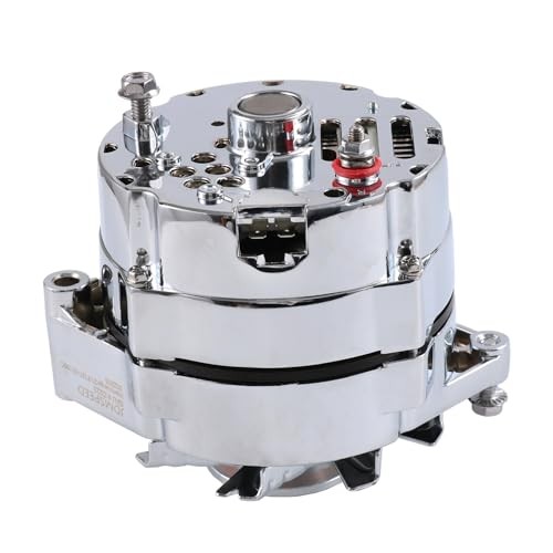 New Alternator Chrome Replacement For Chevy BBC SBC 110Amp 1 Wire High Output