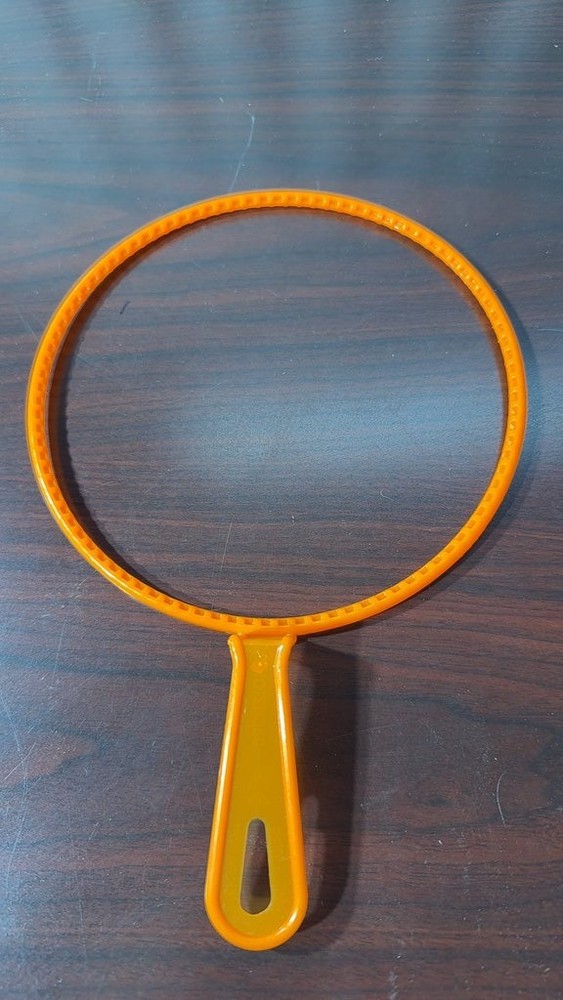 Vintage Orange Plastic Bubble Wand