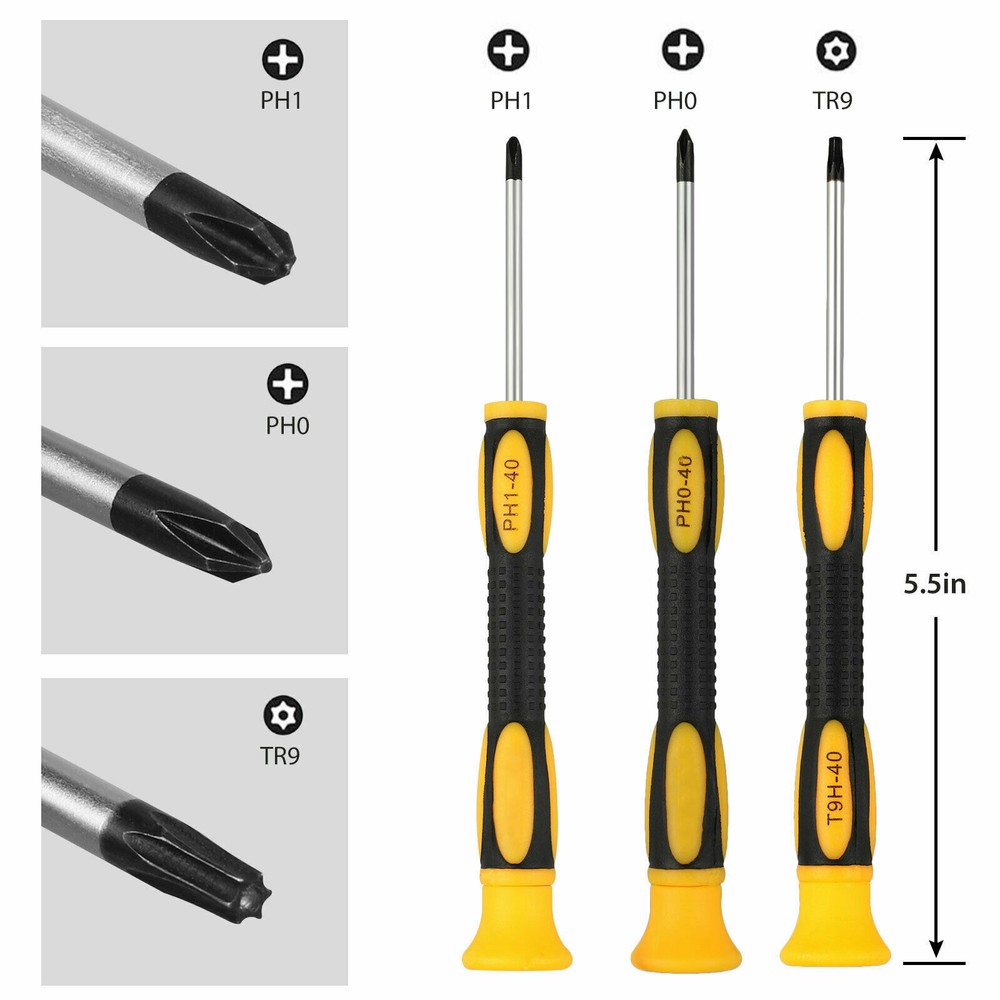 Screwdriver Opening Repair Clean Tool Kit for PS5 XBOX Controller Console Set T9