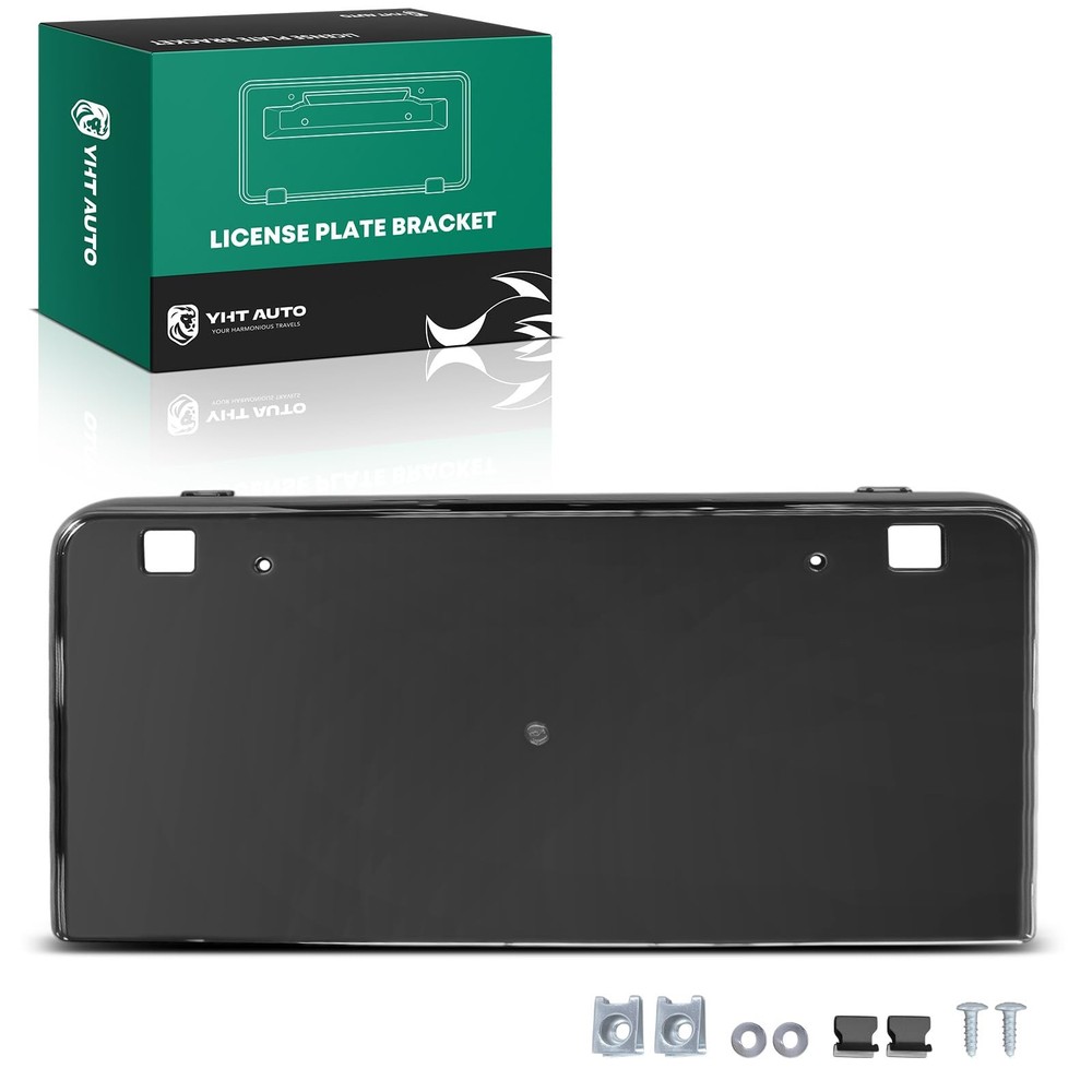 Front License Plate Frame w/Hardware for A3 Series 2015-2016 Plastic Black