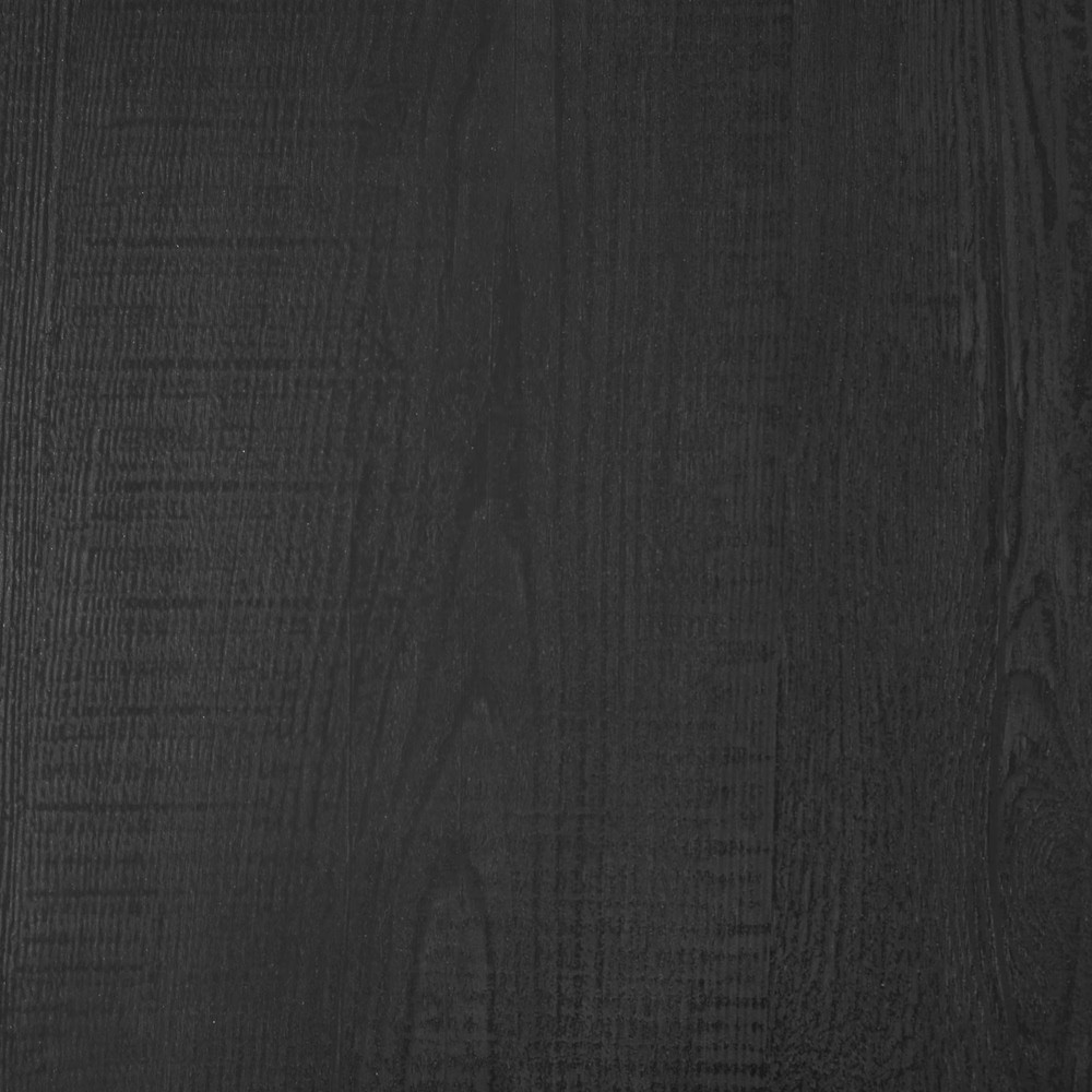 Small Square Wood Side Table, Black Finish