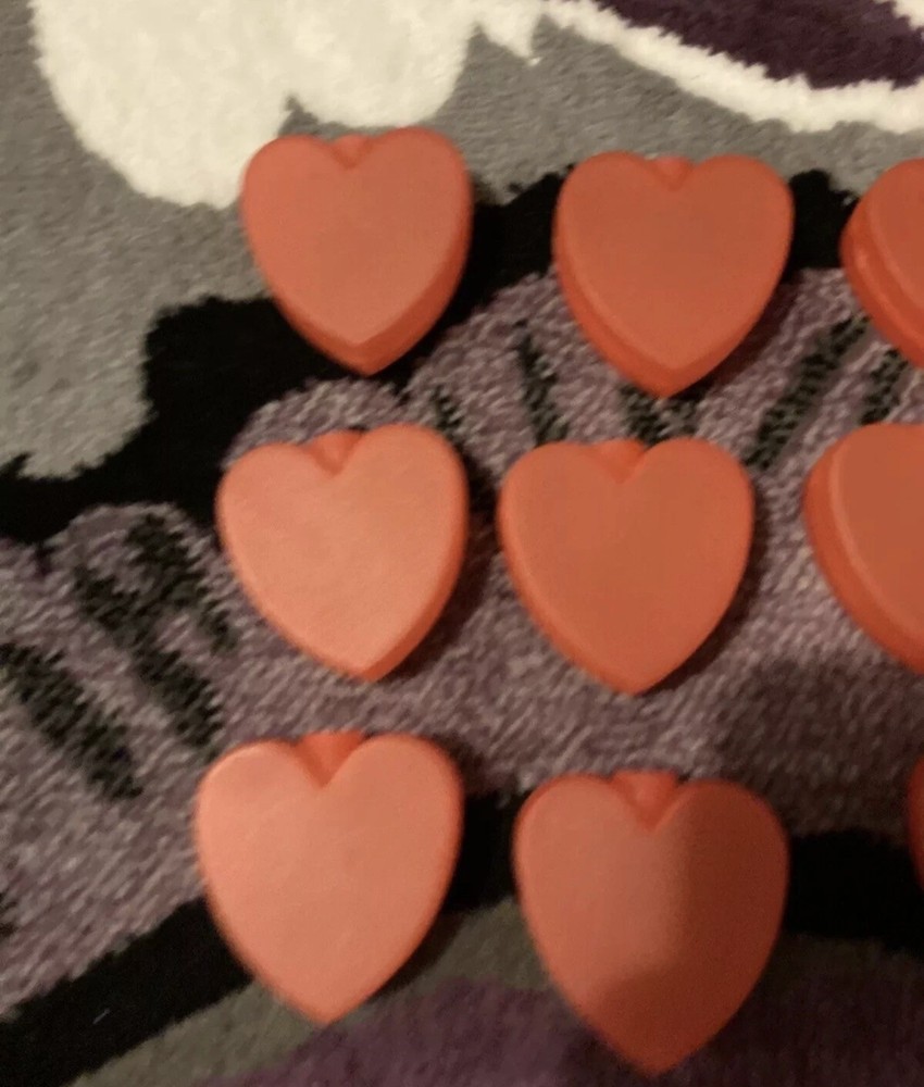 10 Valentines Red Heart Lights Blow Mold Light Covers