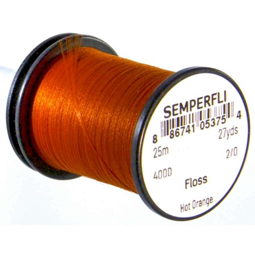 Semperfli Floss 2/0 400D Hot Orange - Fly Tying Materials