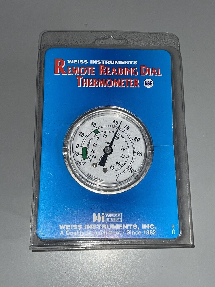 WEISS INSTRUMENTS 25BB-110 RF 2.5" REMOTE READING DIAL THERMOMETER