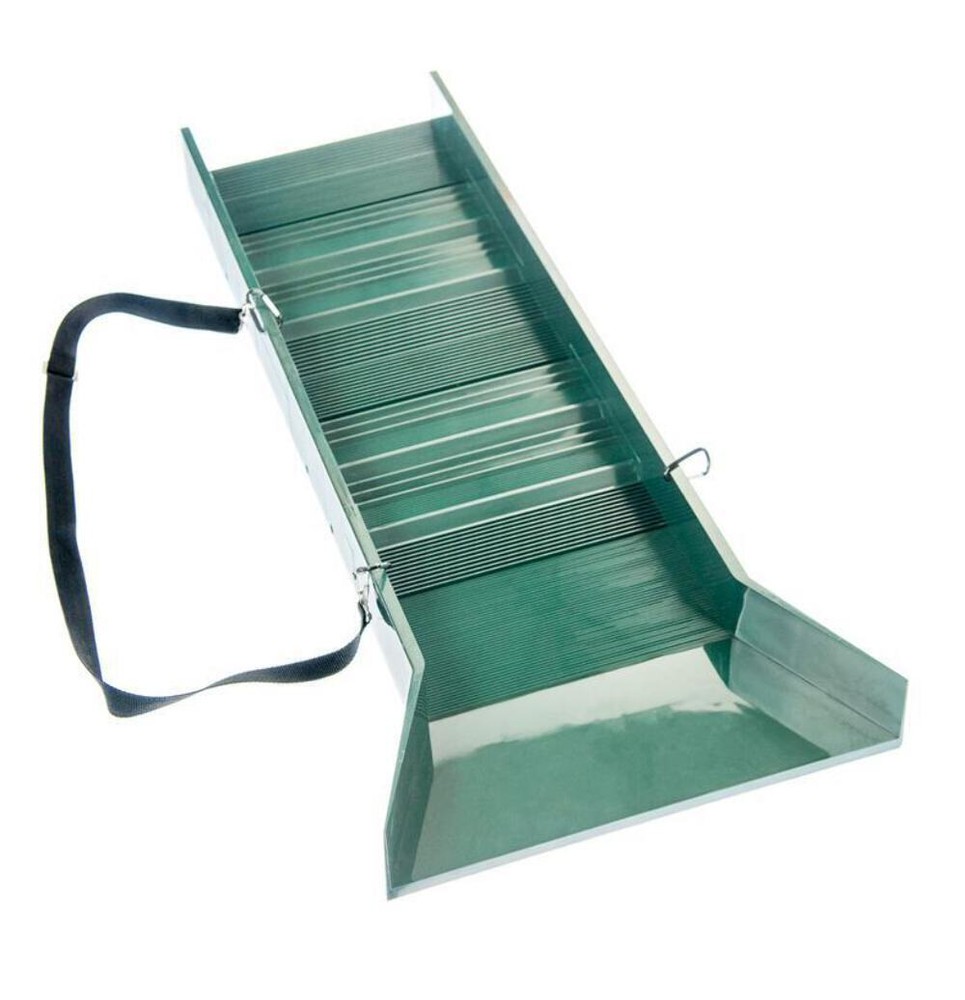 Lightweight Plastic Sluice Box - 10" W x 30"L