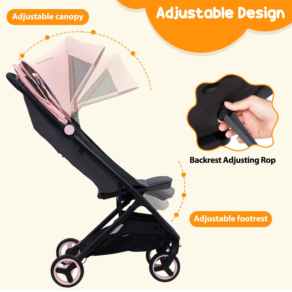 Lightweight Stroller Compact Fold Travel Stroller