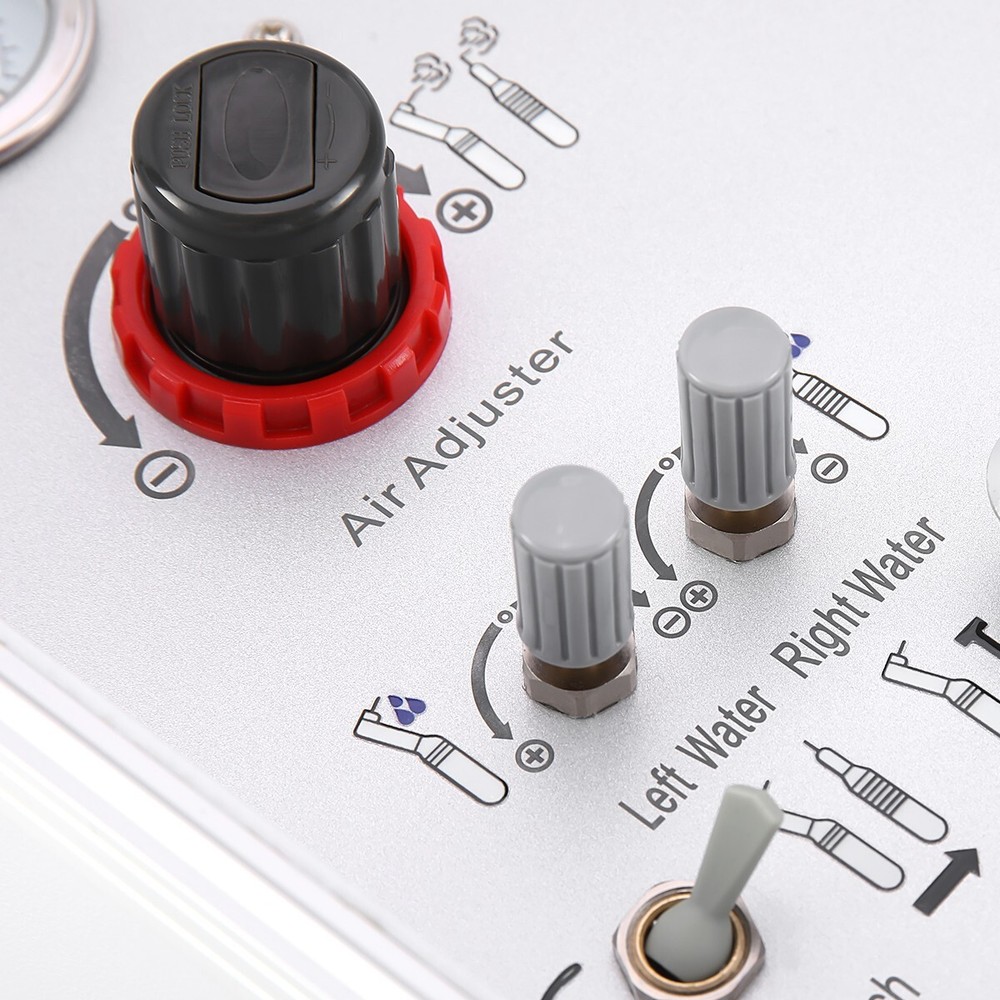 Portable Dental Moble Delivery Unit Air Compressor Syringe Suction System 4Hole