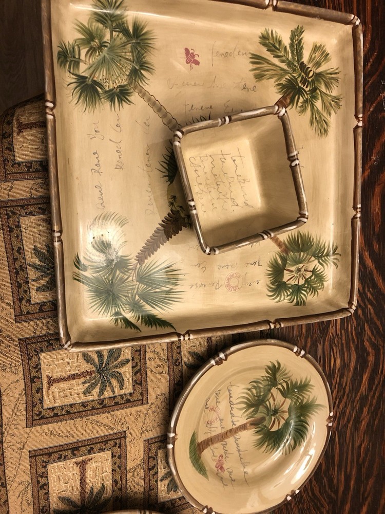 Palm Tree Bora Bora Tableware