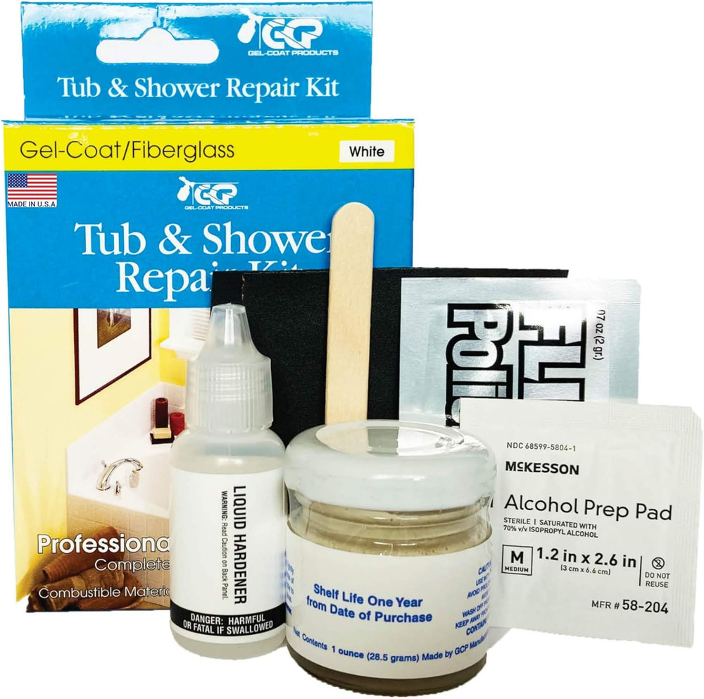 Tub and Shower Repair Kit - White