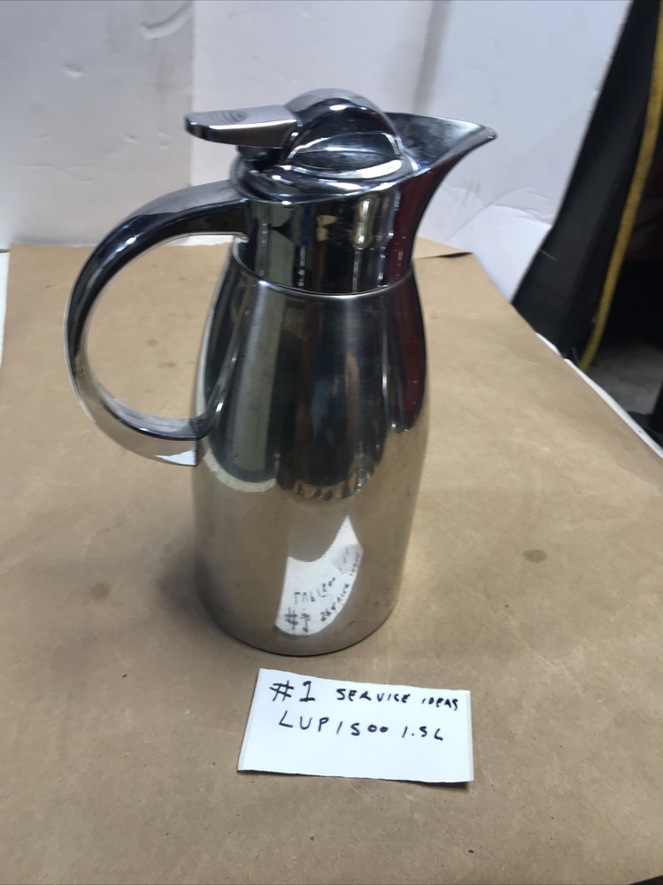 SERVICE IDEAS LVP1500 Elite Touch Push Button Server 1.5L Polished Stainless