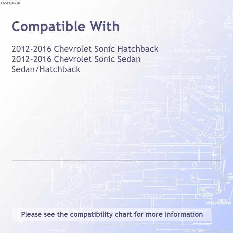 Replacement ABS Plastic Passenger Side Head Light Bracket (See Compatible Chart)